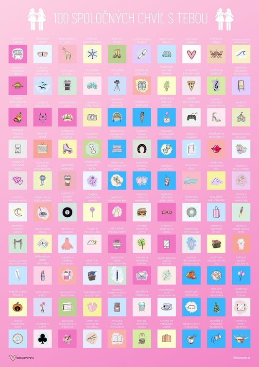 Stierací plagát - Najlepšej priateľke